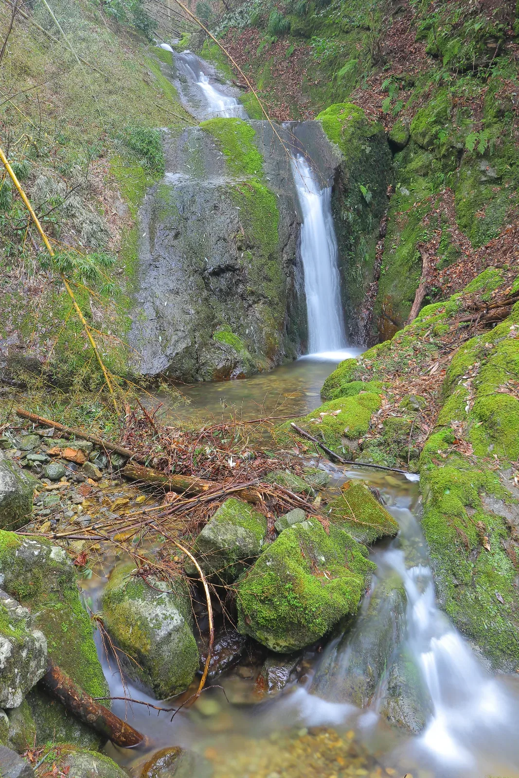 甌穴の滝